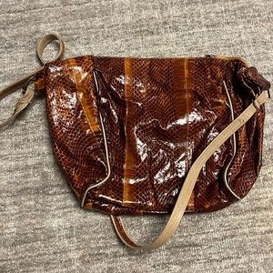 Amazing condition vintage snake skin purse Lou Ran